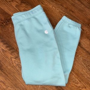 Carhartt sweat pants. Light blue. Size Large.